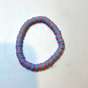 Maroon and blue braclet